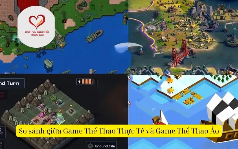 So sánh giữa Game Thể Thao Thực Tế và Game Thể Thao Ảo