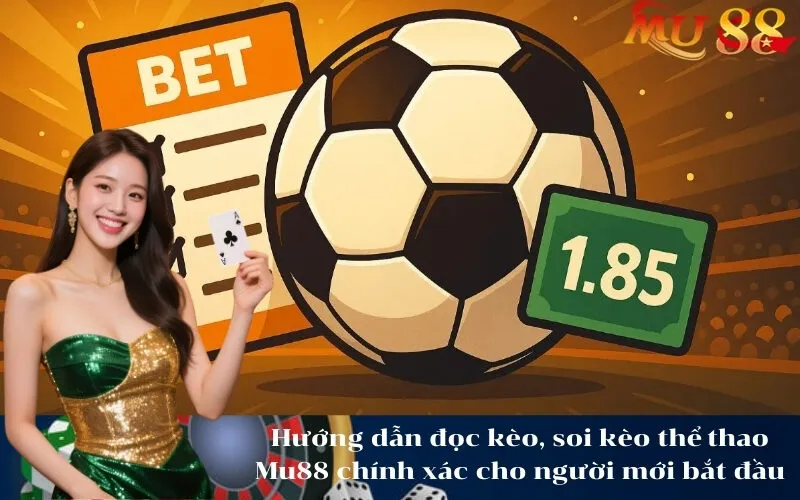 Hướng dẫn đọc kèo, soi kèo thể thao Mu88 chính xác cho người mới bắt đầu