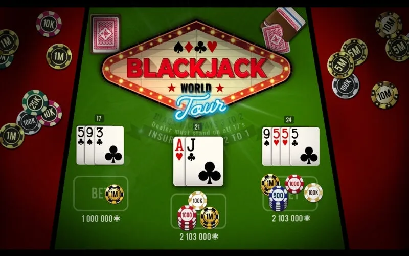 Các hành động trong Blackjack bạn cần biết
