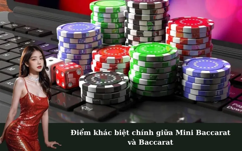 Điểm khác biệt chính giữa Mini Baccarat và Baccarat